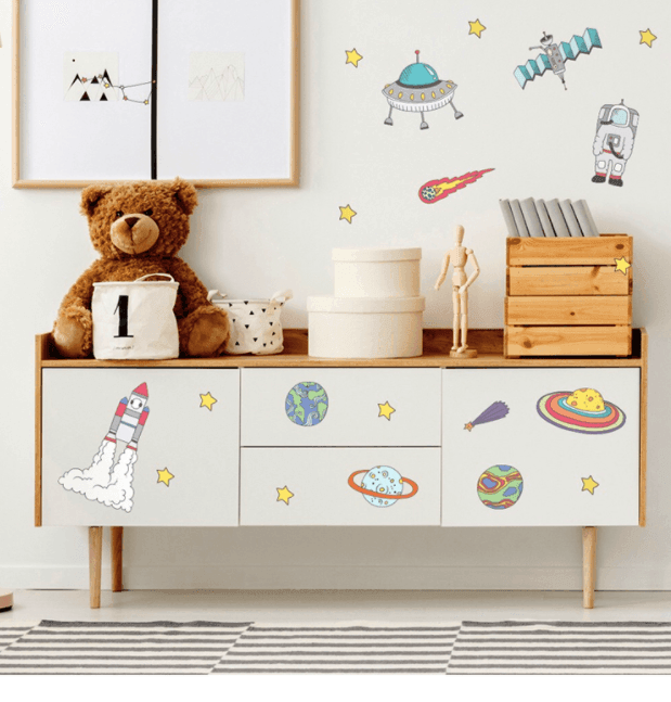 In the Space Wall Decals - 37pcs - Taylorson