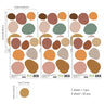 Irregular Polka Dots Boho Style Wall Decals - 42pcs (Ideal Earth Tone Nursery Room Decor)