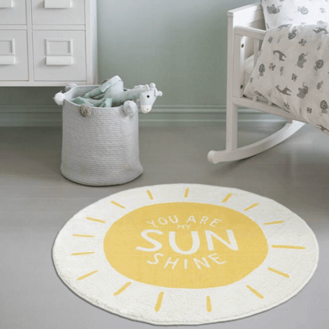 Kids Room Rug | Nursery Room Decor - You Are My Sunshine 80cm - Taylorson