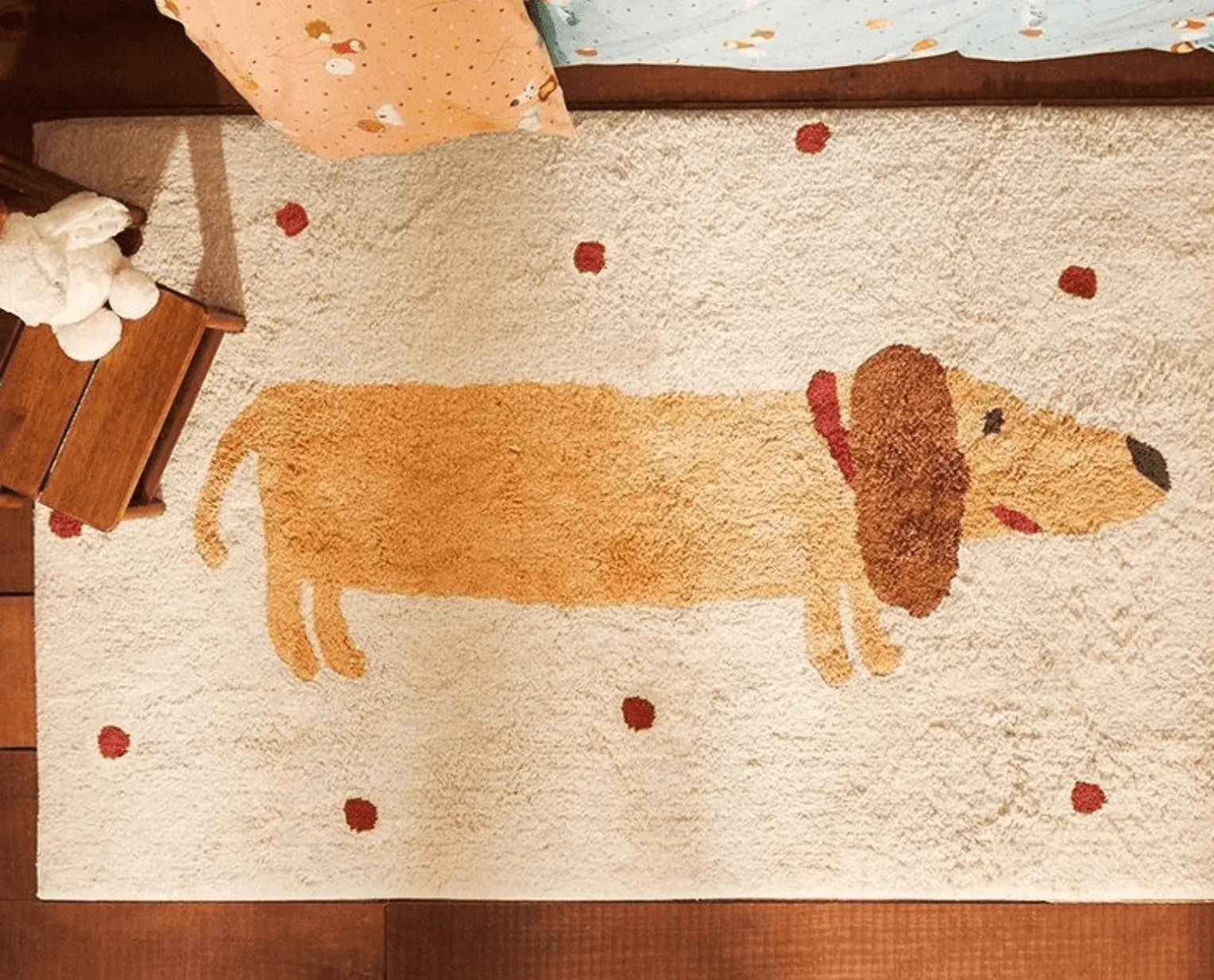 Pup Play Rug Puppy Room Rug | Play Mat - Nursery Room Decor 120x60m – Taylorson
