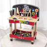 Little Builder First Wooden Workbench | Complete Set of Kids Tool Bench - Taylorson