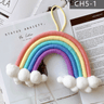 Macrame Woven Rainbow Tapestry Wall Decor | Kids Room Decor - Taylorson