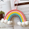 Macrame Woven Rainbow Tapestry Wall Decor | Kids Room Decor - Taylorson