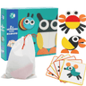Montessori Animal Puzzles - Geometric Shapes Learning Wooden Toys (29pcs) - Taylorson