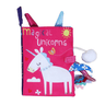My Baby First Year 3D Animal Soft Cloth Crinkle Book - Unicorn - Taylorson