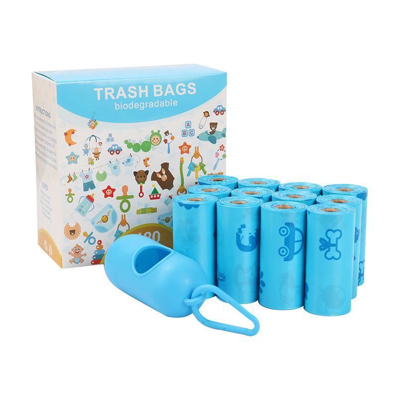 Plant-Based Biodegradable Disposable Nappy Trash Bag | Dog Poop Bag (240 bags) - Taylorson