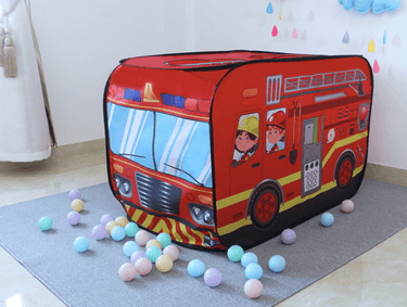 Portable Kids Play Tent Playhouse - Fire Engine - Taylorson