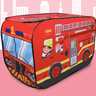 Portable Kids Play Tent Playhouse - Fire Engine - Taylorson