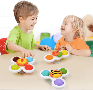 Push Bubble Sensory Spinning Windmill Fidget Toys (3 Pack) - Taylorson