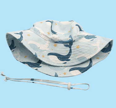 Quick Drying Kids Sun Hat | Bucket Hat - Whale (6 months - 5 years) - Taylorson