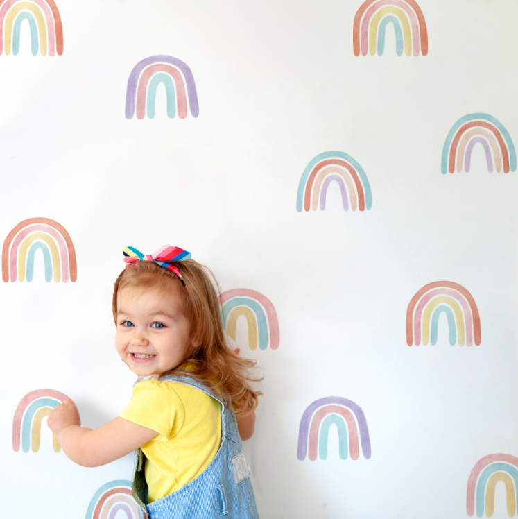 Rainbow Wall Decals - 36pcs - Taylorson