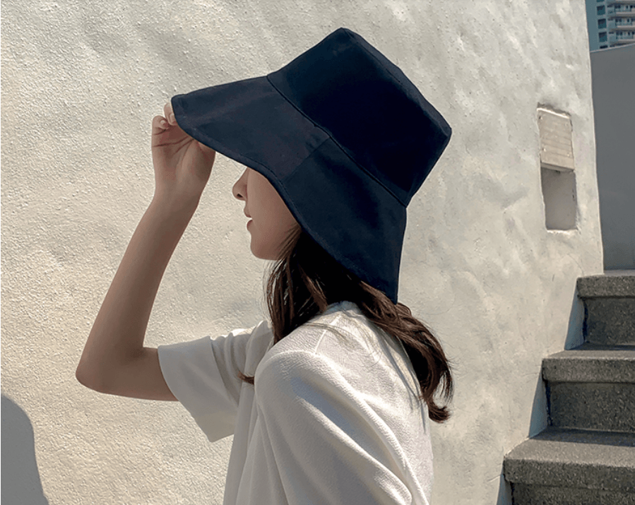 Reversible Checked Design Bucket Hat | Woman Sun Hat - Taylorson