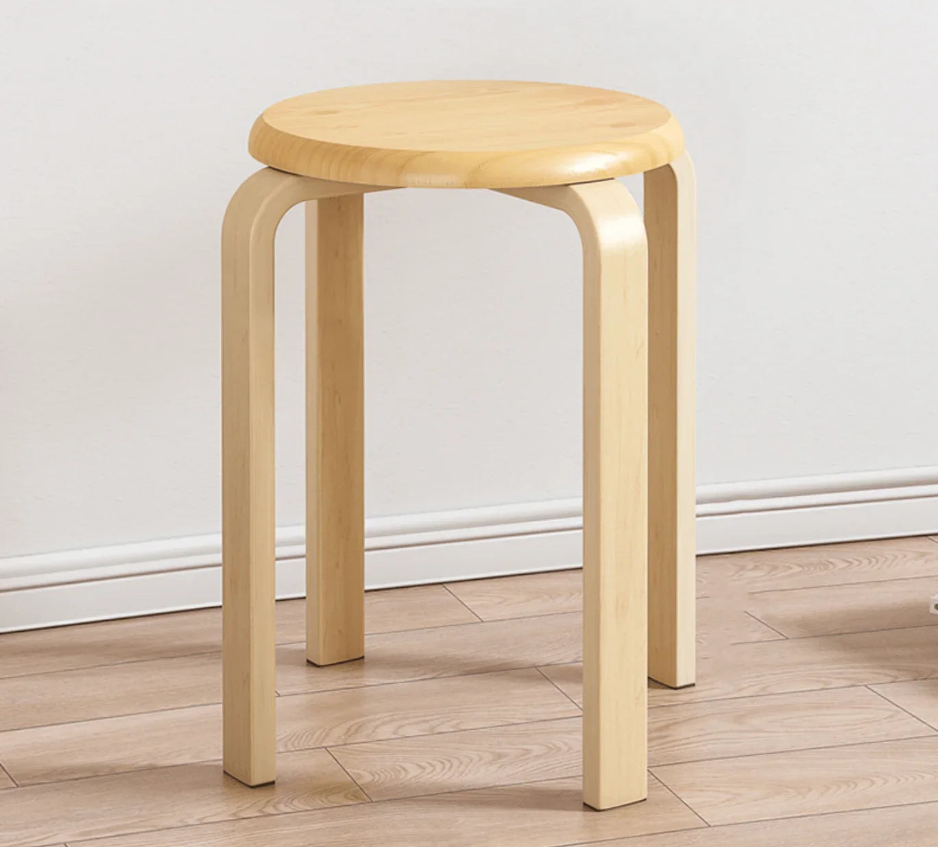 Round Stools Stackable Round Top Stackable Wooden Stool (4pcs | 2pcs) – Taylorson