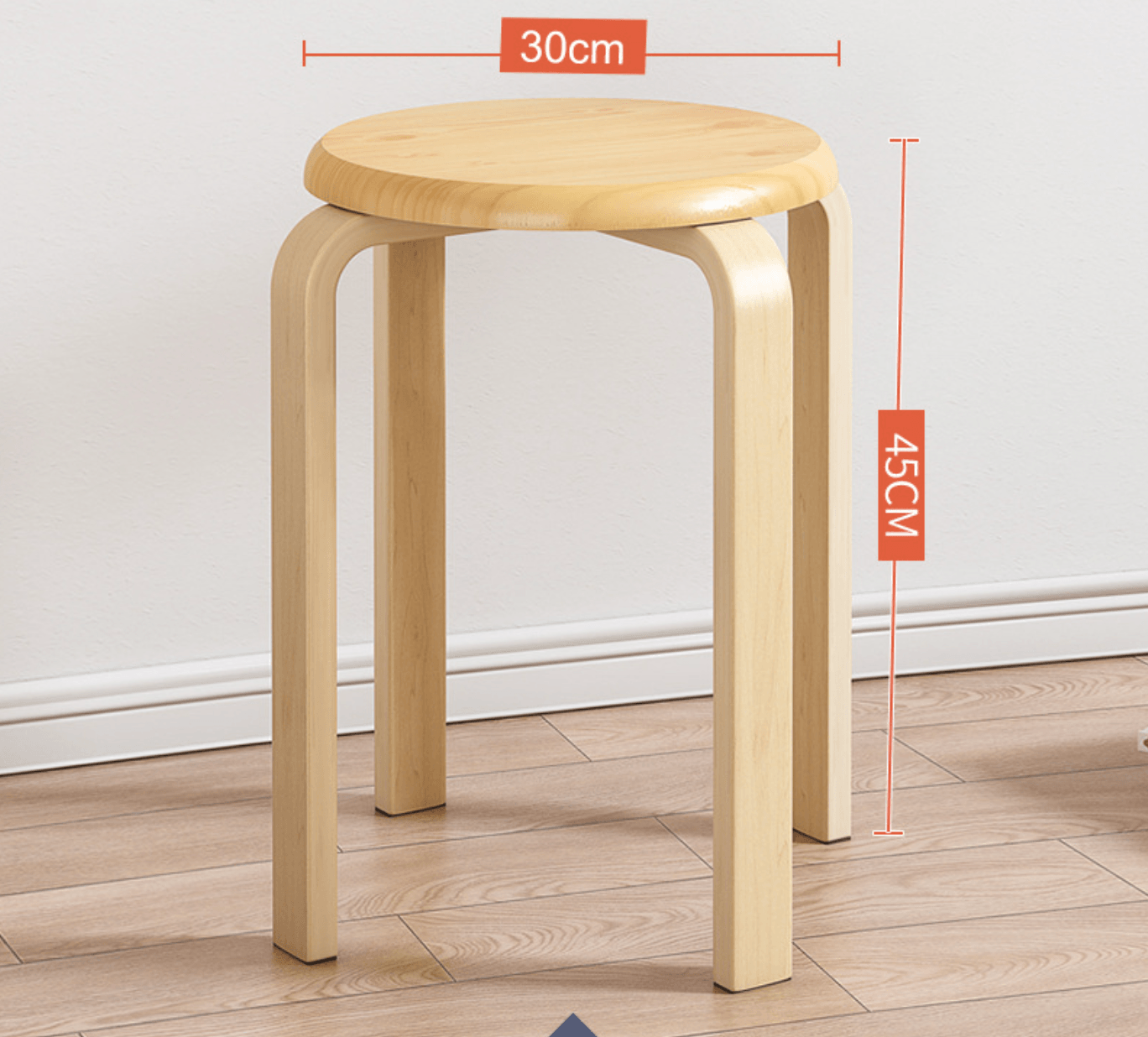 Wood stacking stools hotsell