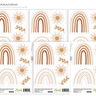 Sun/Leaf/Rainbow Wall Decals - 36pcs - Taylorson
