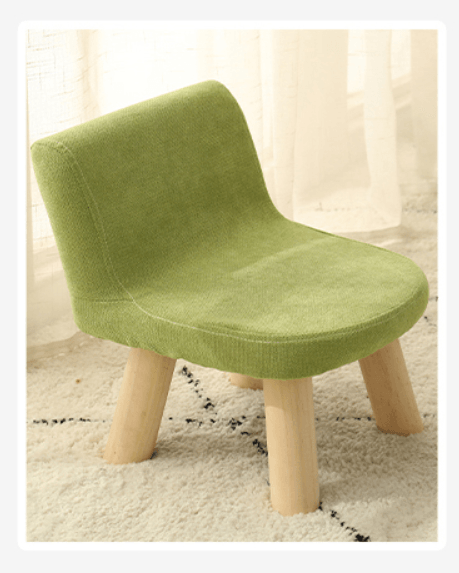 Kids Chair with Wooden Legs & Washable Seat Cover - Taylorson