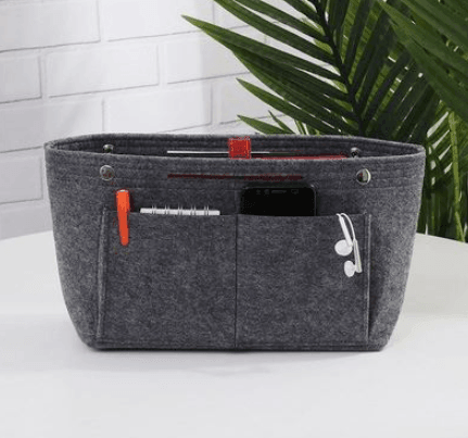 Purse Handbag Tote Pocketbook Bag Organizer Insert with Zipper Handle –  Vercord
