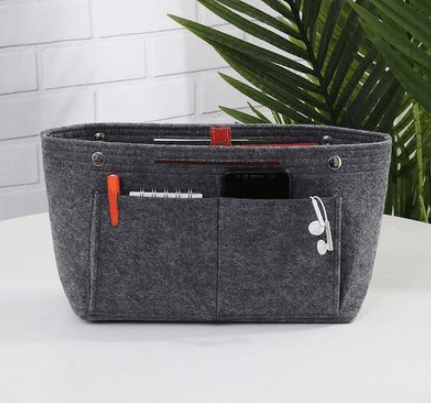 APSOONSELL In Bag Felt Purse Organizer Insert, Tote Handbag Inner