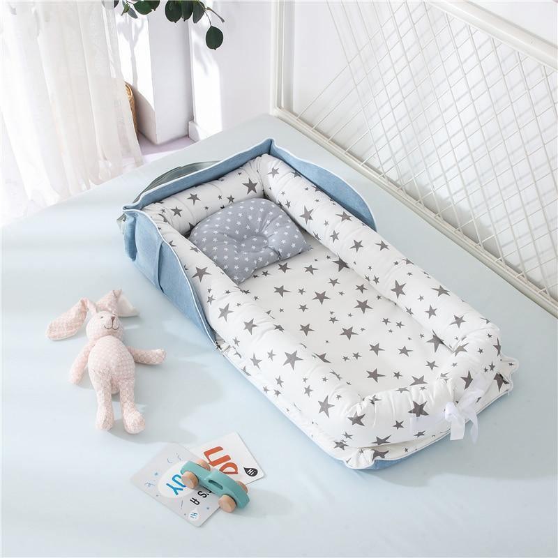 Travel-Ready Baby Sleeping Pod: Keep Your Little One Snug - Star (85cm x 45cm) - Taylorson