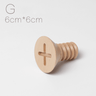 Wooden Button Wall Knobs | Coat Hooks | Wall Hanging Hide Knobs | Wall Hooks - Taylorson