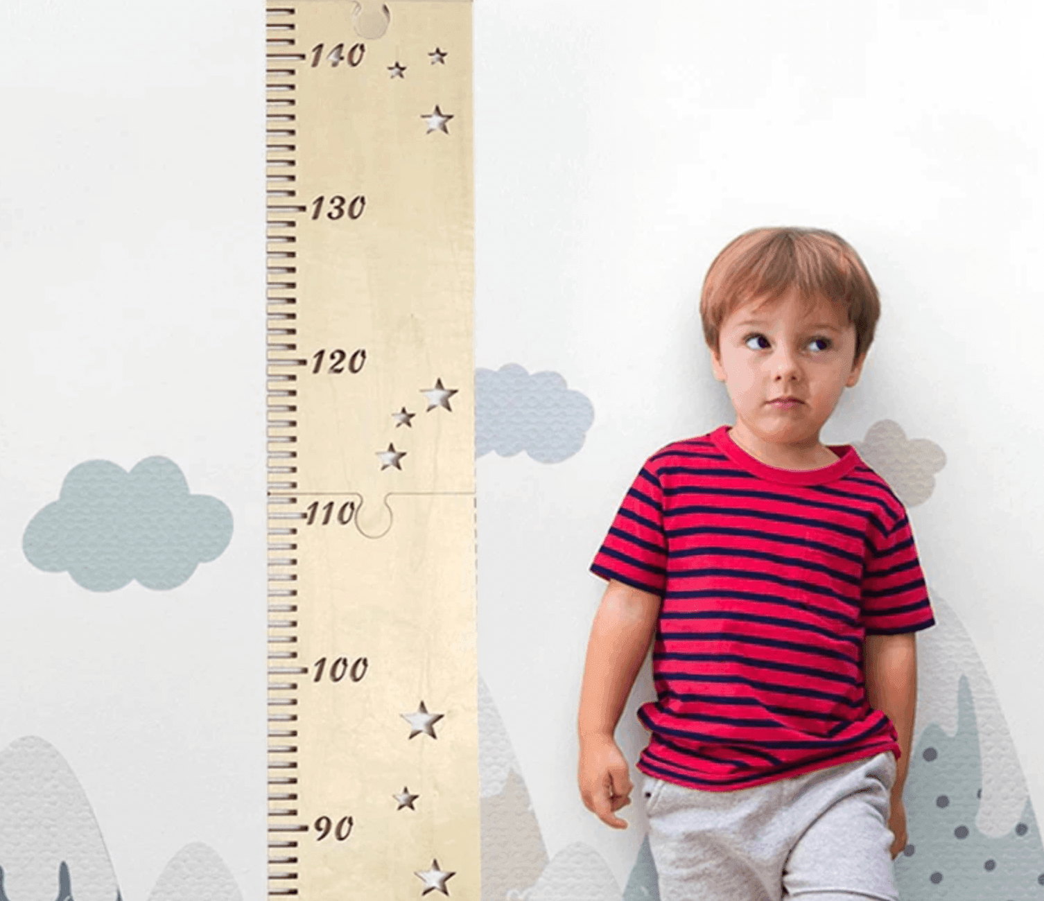 Wall Growth Chart Ruler DIY Growth Chart Ruler Sticker • Sticky